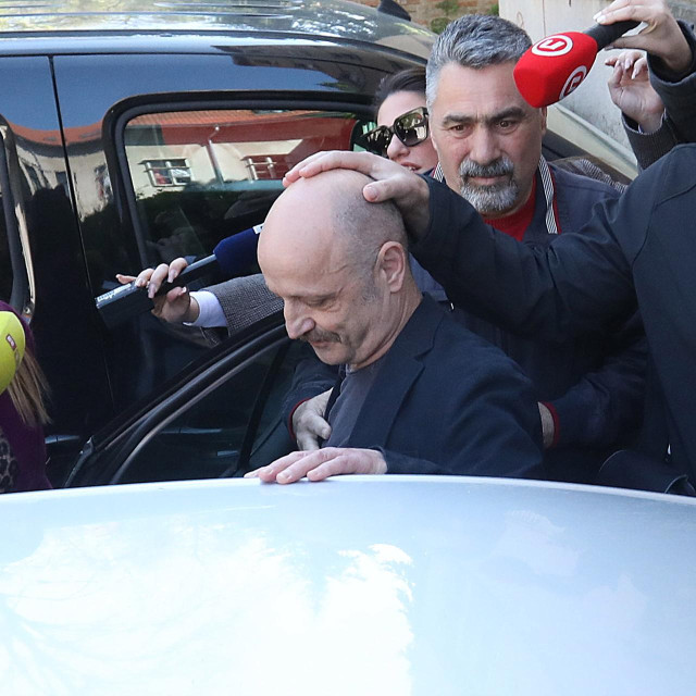 Mile Kekin tijekom privođenja