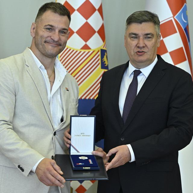 Stipe Miočić i Zoran Milanović