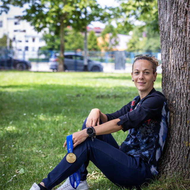 Ivana u slobodno vrijeme trči, vozi bicikl i druži se s prijateljima