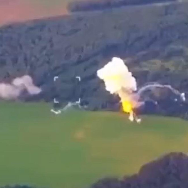 Snimka ekpslozije, navodno sustava Iskander