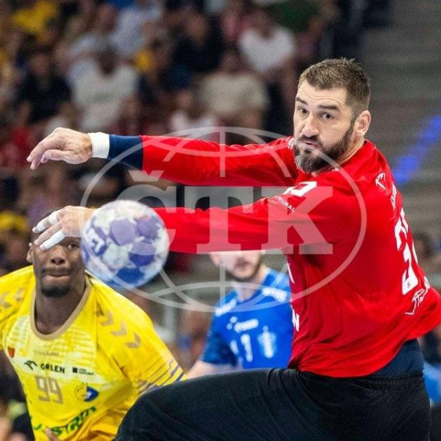07.09.2024 LODZ, ATLAS ARENA PILKA RECZNA SUPERPUCHAR POLSKI MEZCZYZN W PILCE RECZNEJ MECZ INDUSTRIA KIELCE - ORLEN WISLA PLOCK NZ. MIRKO ALILOVIC DYLAN NAHI FOTO /NEWSPIX.PL --- Newspix.pl _RA16258,Fotografija: 905647284, licenca: Rights-managed, ograničenja: PUBLICATIONxNOTxINxPOL, dopuštenje modela:no, Credit line: RADOSLAW JOZWIAK/CYFRASPORT/imago sportfotodienst/Profimedia