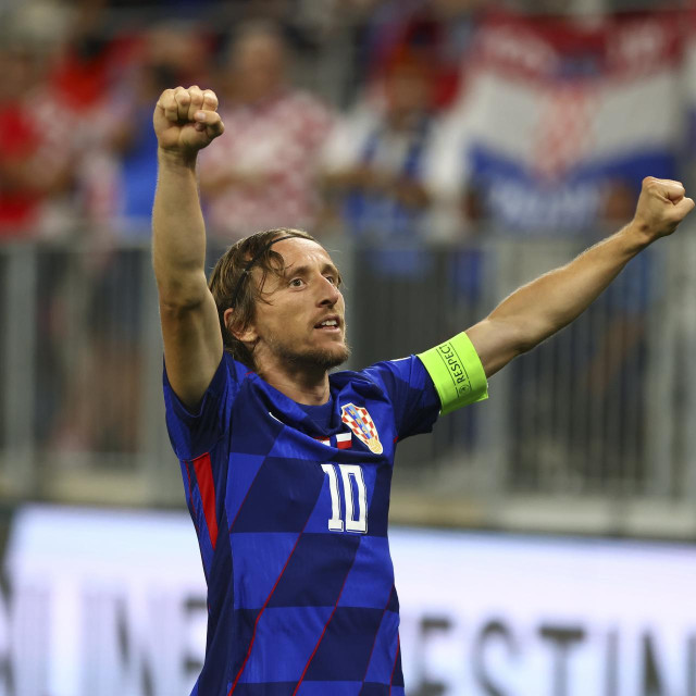 Luka Modrić na Opus Areni protiv Poljske