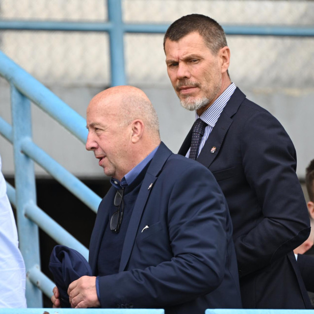 Predsjednik kluba Velimir Zajec i predsjednik Uprave Zvonimir Boban