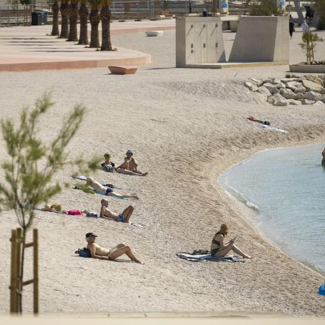 Prizori sa splitske plaže Žnjan prije početka sezone