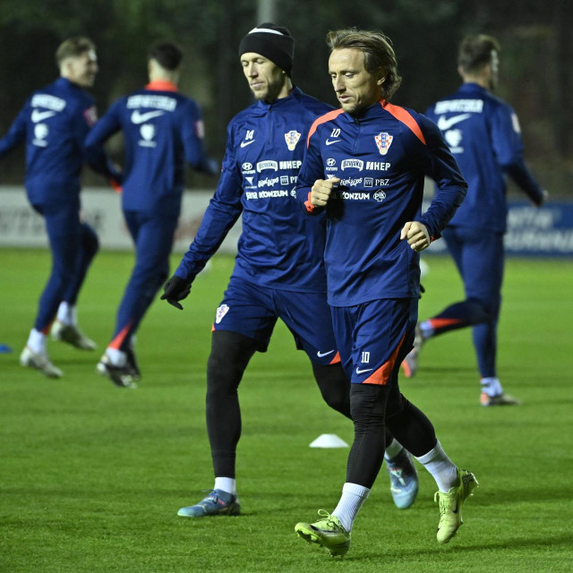 Luka Modrić i Ivan Perišić