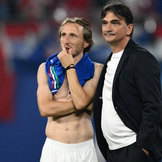 Luka Modrić i Zlatko Dalić