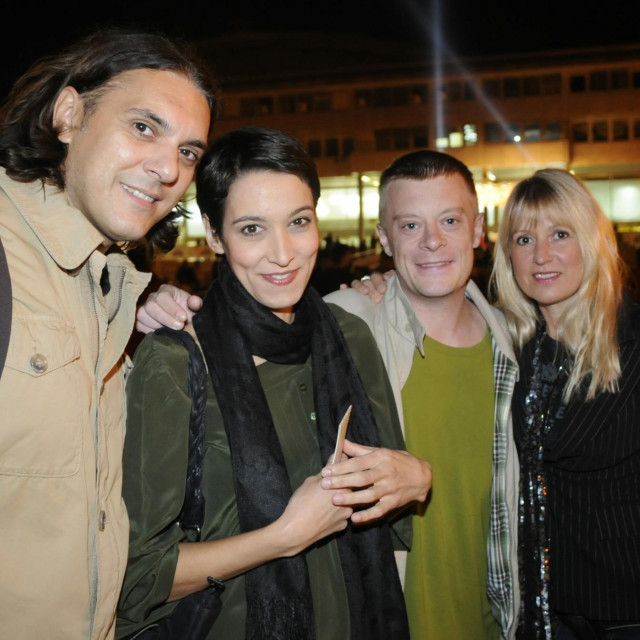 Alen Slavica. Marina Scotti, Matija Dedić i Sandra Dedić Slavica
