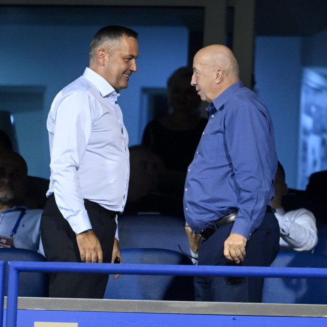 Predsjednik HNS-a Marijan Kustić u društvu Velimira Zajeca