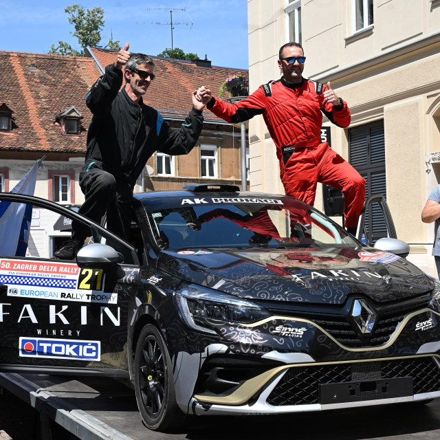 Ceremonijalni start 50. izdanja Delta Croatia Rallyja na Europskom trgu, 2024. godina