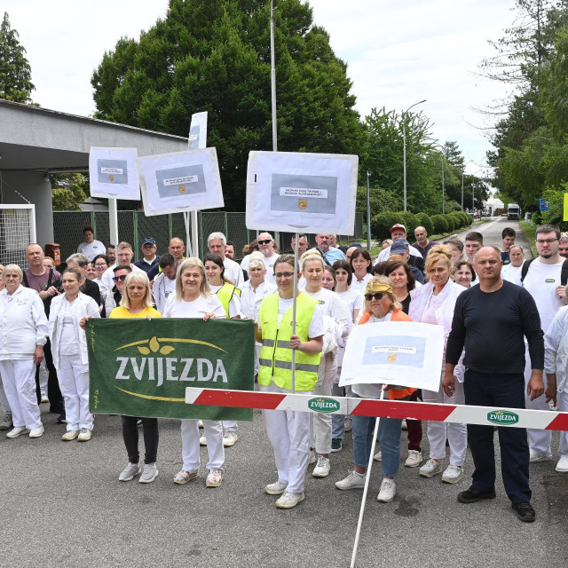 
Štrajk radnika tvrtke Zvijezda plus