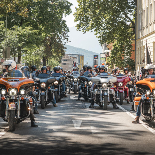 Harley-Davidson parada