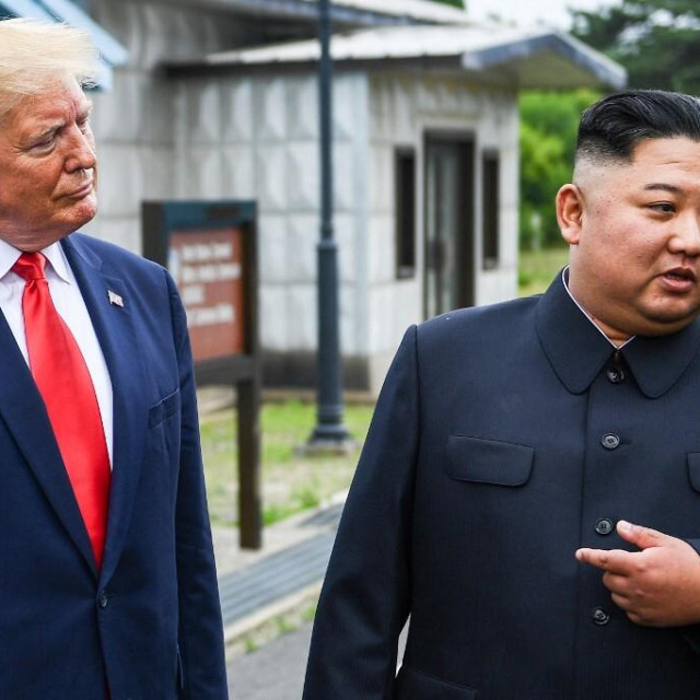Donald Trump i Kim Jong Un 2019. 