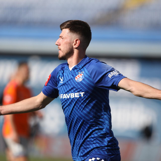 Petar Sučić u posljednjem nastupu za Dinamo