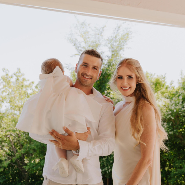 Maja Lena Lopatny s životnim partnerom Karlom Šeparovićem i njihovom Mabel Ritom