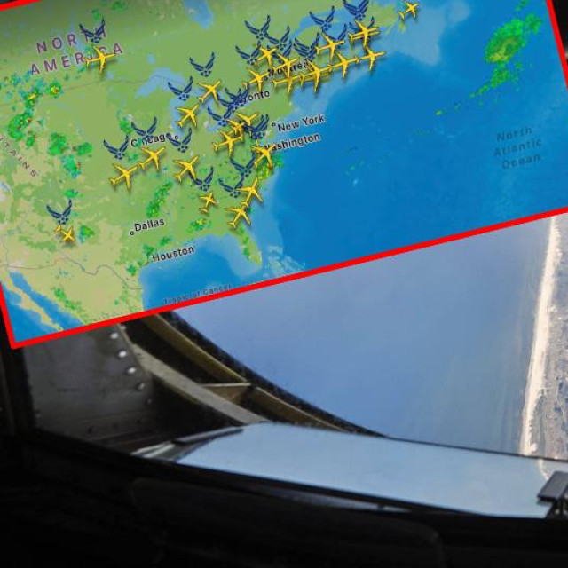 Više od 30 američkih zrakoplova za nadopunu goriva u letu napustilo je vojne baze u SAD-u, objavio je Flight Radar