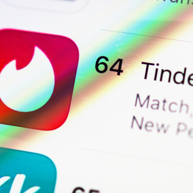 Tinder App, ilustracija
