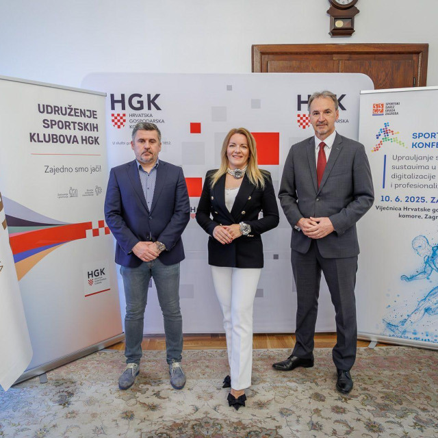 Vedrana Šupuković, Suzana Šop i Igor Pokaz, prizori sa Sportske konferencije 