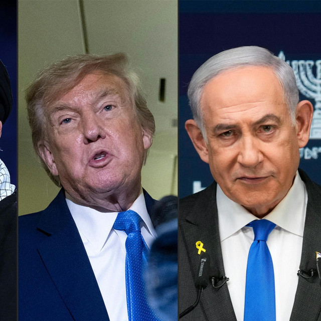 Ajatolah Ali Hamnei, Donald Trump i Benjamin Netanyahu