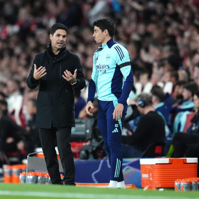 Mikel Arteta i Carlos Cuesta