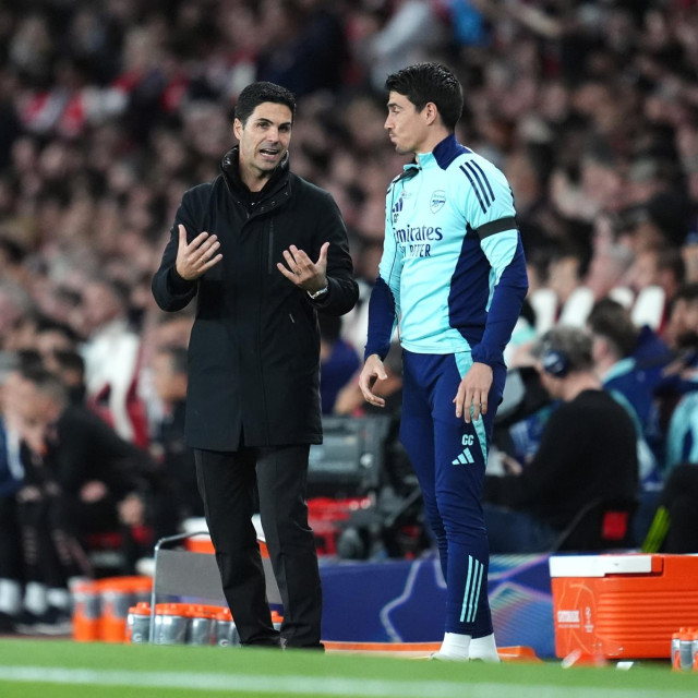 Mikel Arteta i Carlos Cuesta