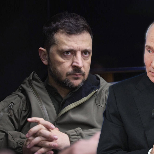 Volodimir Zelenski i Vladimir Putin
