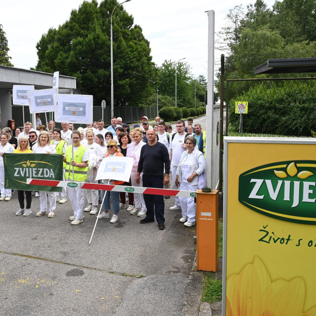 Štrajk radnika tvrtke Zvijezda plus 27. svibnja