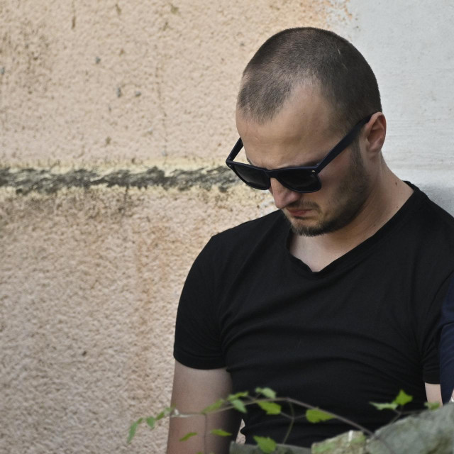 Pogreb Andree K., ubijene na Markuševcu.

Na fotografiji: bivši suprug