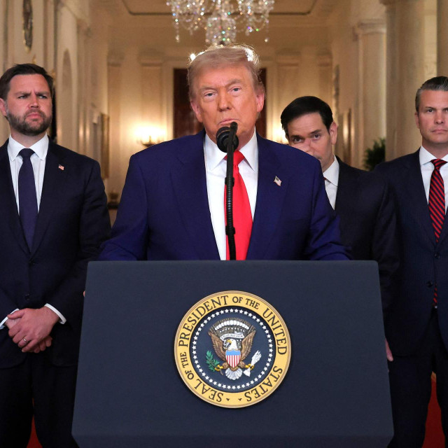 Donald Trump, JD Vance, Marco Rubio i Pete Hegseth