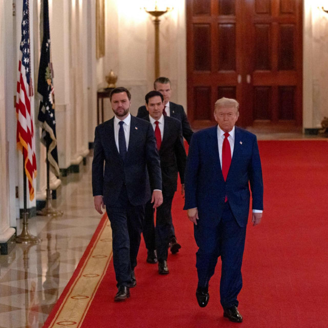 Donald Trump, JD Vance, Marco Rubio i Pete Hegseth