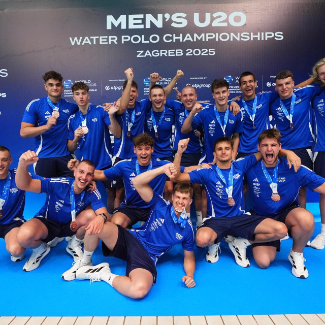 Dvije velike medalje u samo 9 mjeseci - hrvatski reprezentativci slave svjetsku broncu