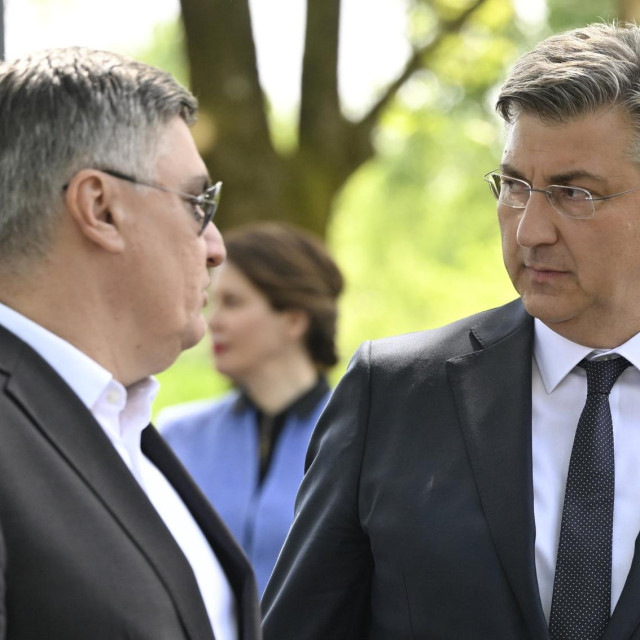 Zoran Milanović i Andrej Plenković