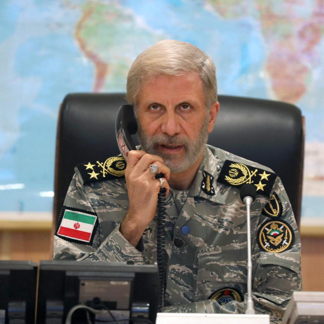 Vrhovni zapovjednik iranske vojske Amir Hatami