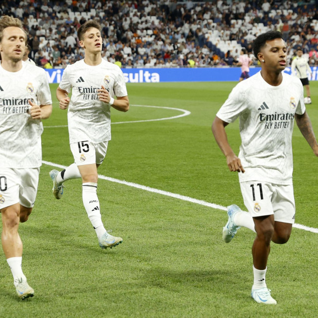 Luka Modrić, Arda Güler i Rodrygo