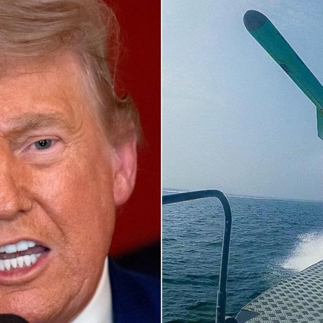Donald Trump; Ispaljivanje rakete u Hormuškom tjesnacu