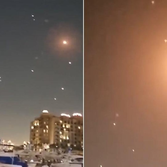 Iranske rakete iznad Dohe