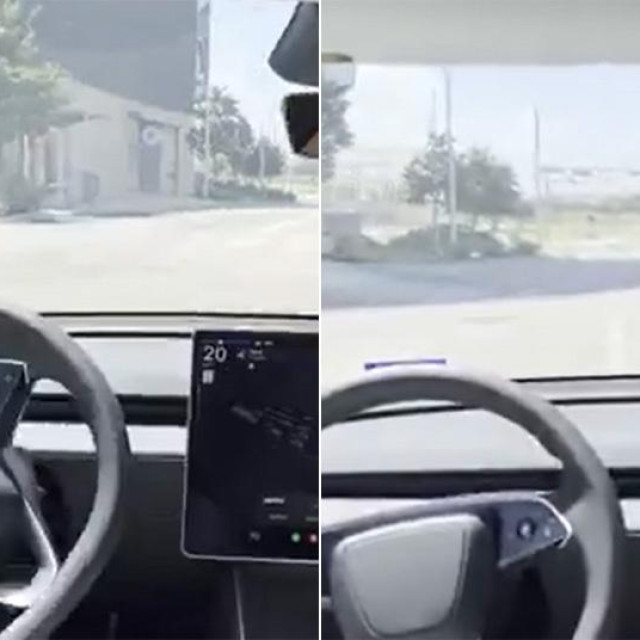 Vožnja Teslinog robotaksija u Austinu