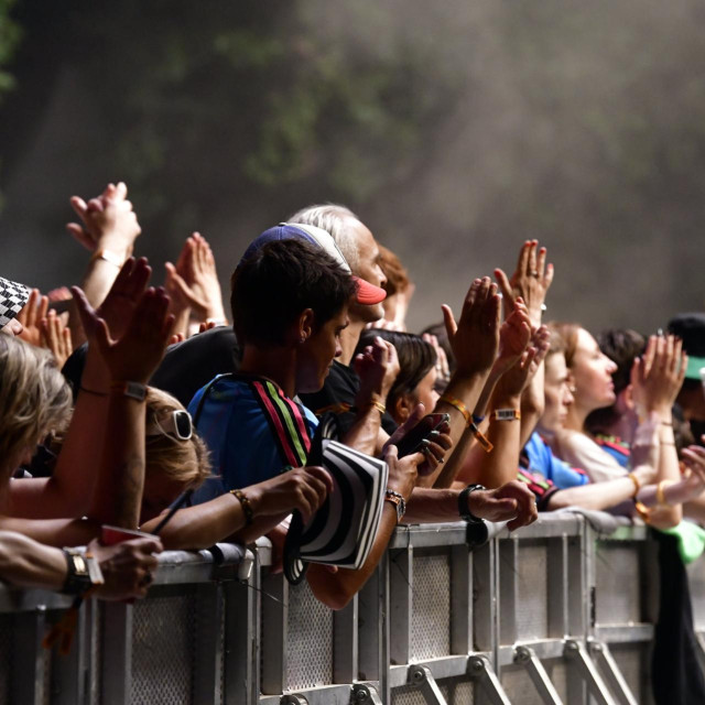 Nastup irske grupe Fontaines D.C. prvog dana INmusic festivala na Jarunu.
 