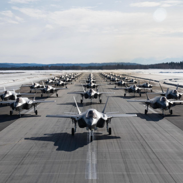 Borbeni avioni F-35 u Fairbanksu, SAD