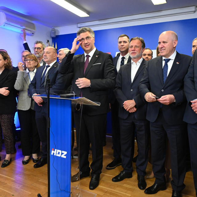 Najistaknutiji HDZ-ovci predvođeni premijerom Andrejom Plenkovićem