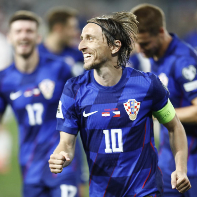 Luka Modrić i reprezentativci Hrvatske