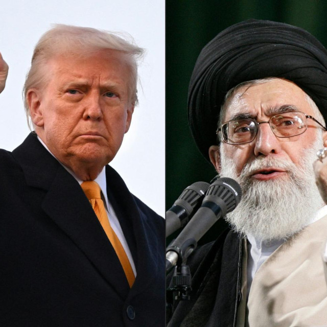 Donald Trump, Ali Hamnei i Benjamin Netanyahu