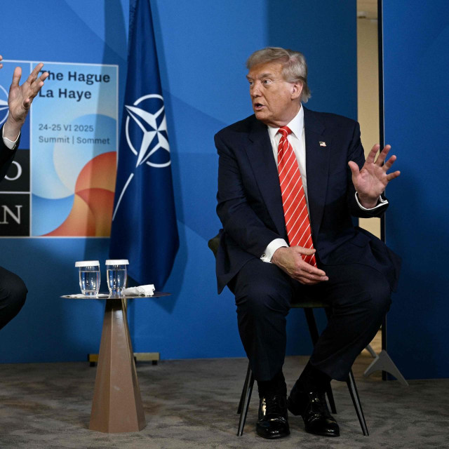 Mark Rutte, Donald Trump