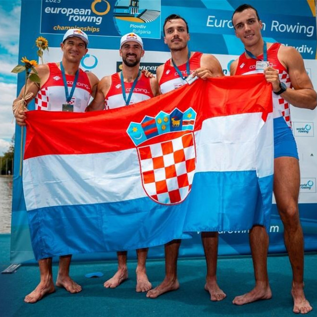 Valent Sinković, Martin Sinković, Anton Lončarić i Patrik Lončarić