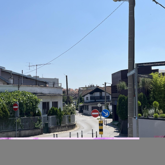 Pogled na Ulicu Stjepana Bencekovića, jednu od glavnih ulica kvarta