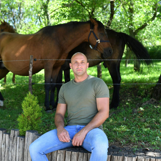 Marinko Vukobratović na svom imanju