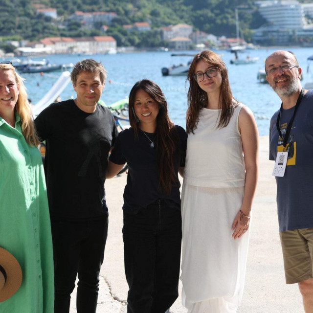 Tilda Grossel Bogdanović, Samantha Quan, Sean Baker i Luna Brusselaers Sršen, Krešimir Macan