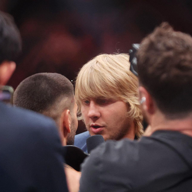 Ilia Topuria (lijevo) i Paddy Pimblett (desno) nakon UFC-a 317