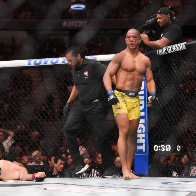 Gregory Rodrigues i Jack Hermansson (dolje)