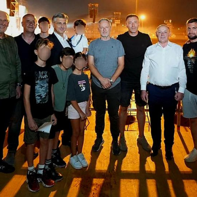 Plenković u društvu Thompsona