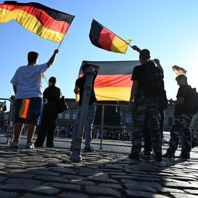 Pobornici AfD-a u Dresdenu